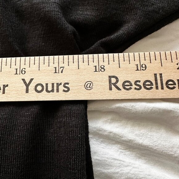 Banana Republic Luxespun 3/4 Dolman Sleeve Black Sweater Size M Academia Preppy - Picture 7 of 11